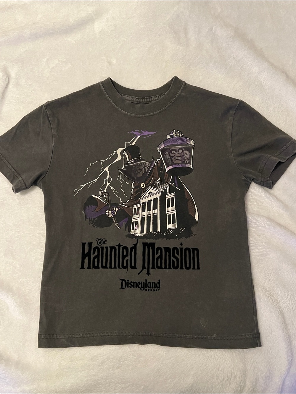 Disneyland Kids' Haunted Mansion Graphic Tee - Charcoal